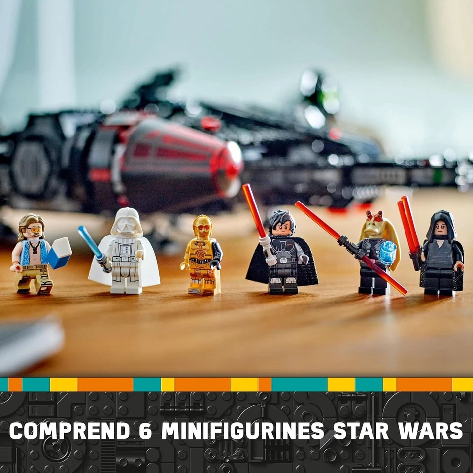 LEGO Star Wars 75389 Le Faucon Noir – Vaisseau Collector + 6 Figurines NEUF - Photo 2/4