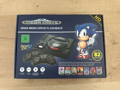 Sega Mega Drive HD Flashback Spielkonsole 82 Games - 2x Controller