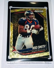 2025 PRIZM BLACK  GOLD VINYL  ROD SMITH DENVER BRONCOS 3/5