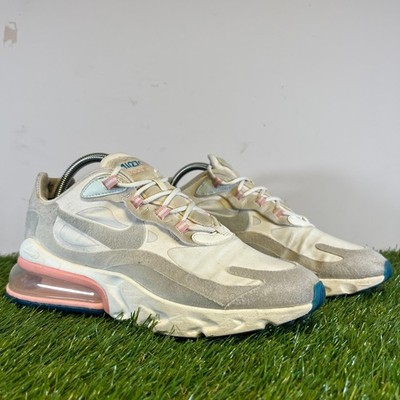 Nike Turnschuhe Größe 6 Damen weiß Air Max 270 React amerikanische moderne Laufschuhe