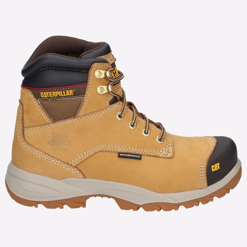 Caterpillar Spiro WATERPROOF Mens Safety Work Protective Construction Boots Tan