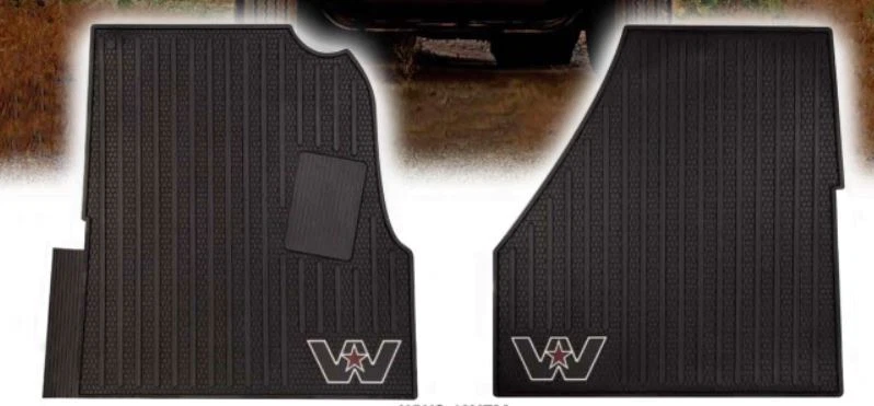 Alfombrillas de goma Western Star Truck OEM con logotipo y tacón se adaptan a modelos 47x 49x 57x  Foto 2 de 2