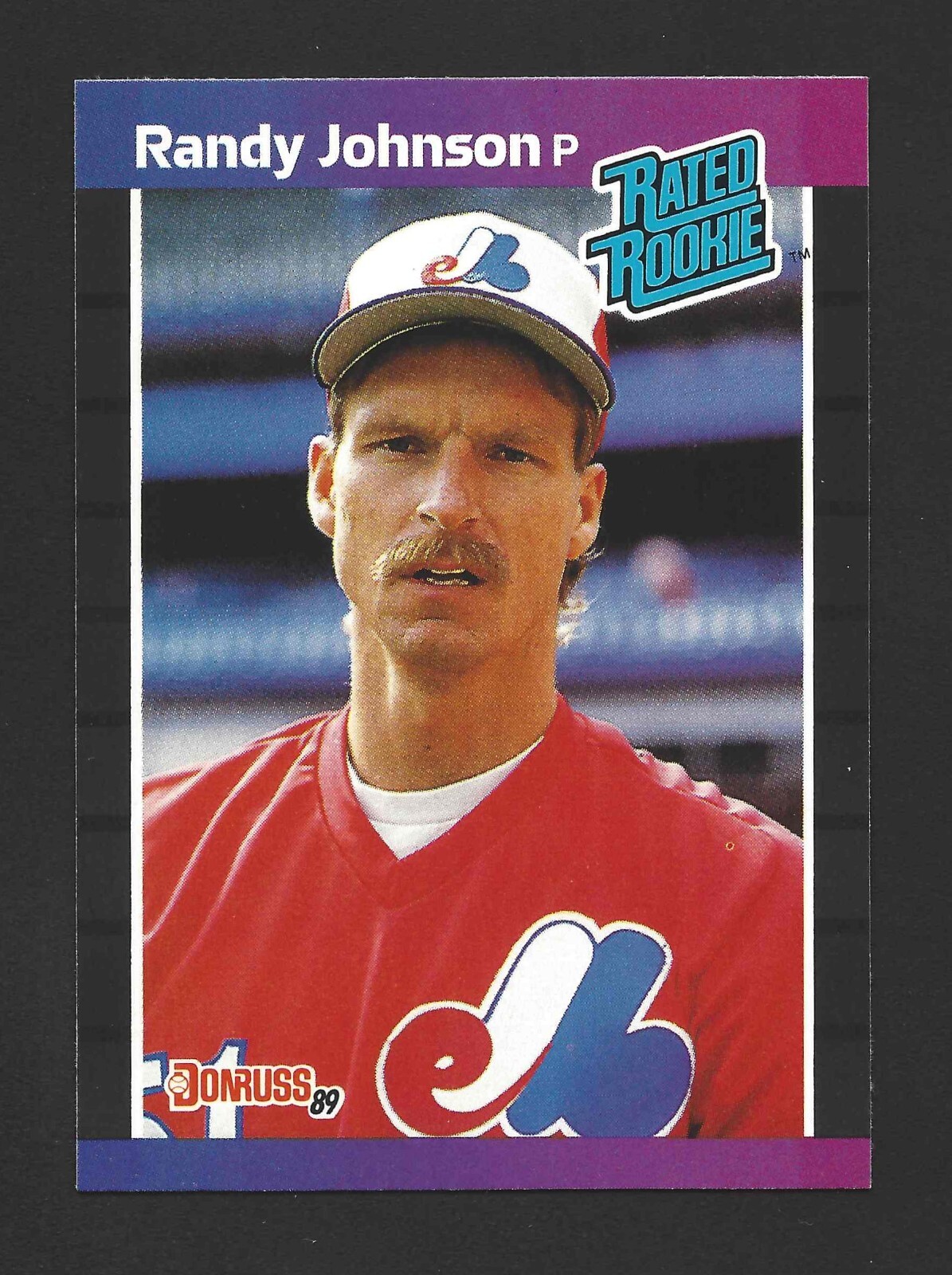 1989 Donruss #42 RANDY JOHNSON Raw - Montreal Expos - RC - HOF