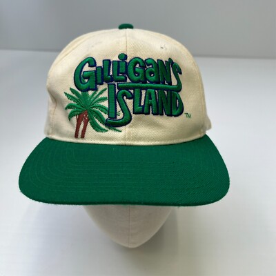 Vintage Gilligan's Island Hat Men Snap Back Retro 1994 Wool Tree Hype Core  Cap