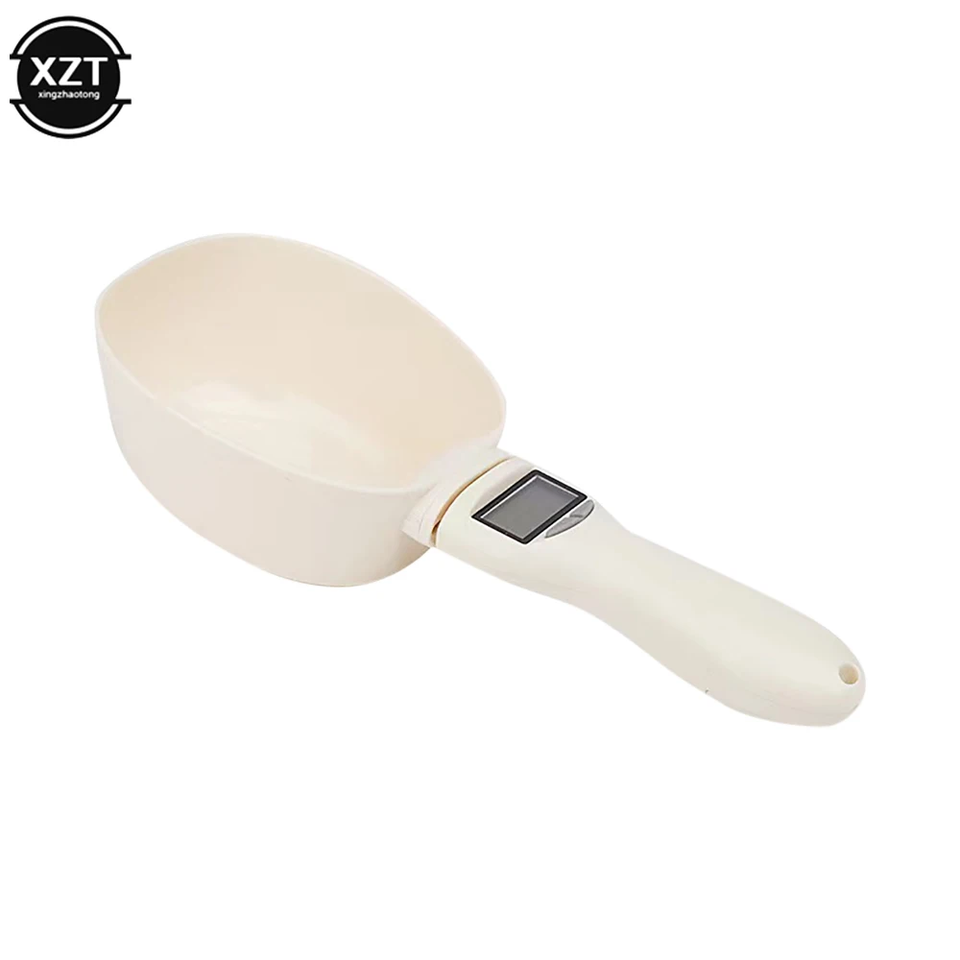 Pet Food Measuring Scoop Electronic Dog Cat Food Measuring Cup Digital