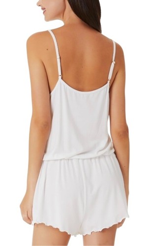 California Waves Juniors Size XL White Tie-Waist Swim Cover-Up Romper NWT - Picture 4 of 8