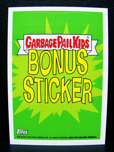 GARBAGE PAIL KIDS, 2013, Brand-New Series 3, Bonus Card #B24a Tailed TYLER, BNS3 - Picture 2 of 2