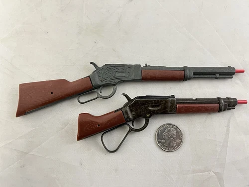 2 Vintage Marx Wanted: Dead Or Alive Rifles Mares Laig