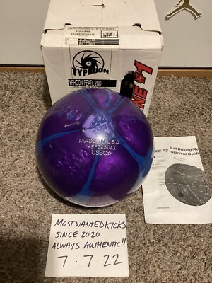 DS 2014 15LB Lane #1 Typhoon Pearl 2nd Bowling Ball NIB Rare FREE