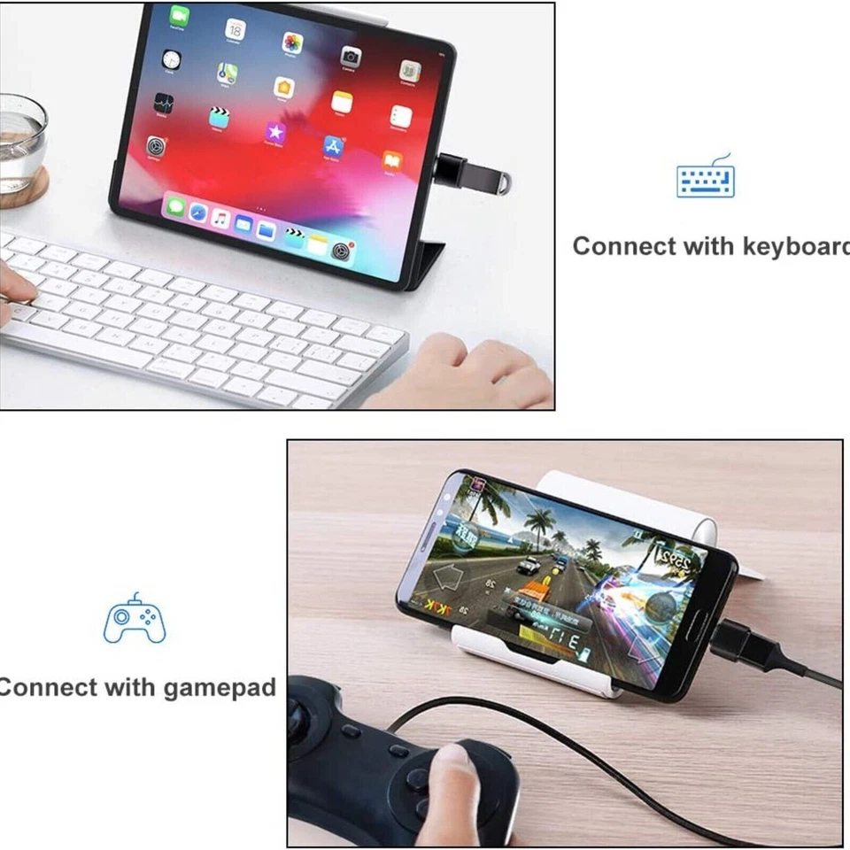 Type C to USB Adapter 3.0 USB-C 3.1 Male OTG, Female Data Connector Converter - Image 4 of 4