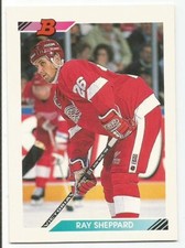 RAY SHEPPARD 1992-93 BOWMAN CARD NM-MT+ CONDITION