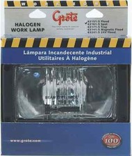 Grote 63161-5 Rectangular Halogen Work Lamp Spot Retail Pack Grote 63161-5 Rectangular Halogen Work Lamp Spot Retail Pack