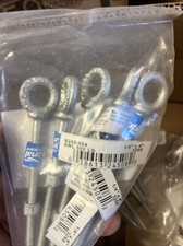 National Hardware N245-084 Hot Dipped Galvanized Steel Eyebolt 1/4 x 4 L in.