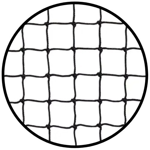 BIRD NET NETTING - EXTRA HEAVY DUTY STRUCTURAL (9 ply) 20m x 20m BLACK 102 gsm - Picture 1 of 2