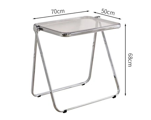 Acrylic Transparent Folding Table: Modern Home, coffee Table, Desktop Table - Picture 15 of 16