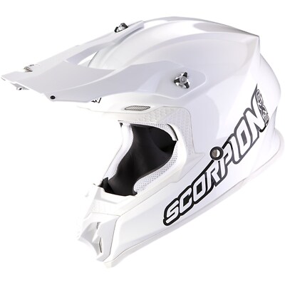 Scorpion Offroad Helm Gr. L VX-16 EVO Air Solid Crosshelm Off-Road weiß