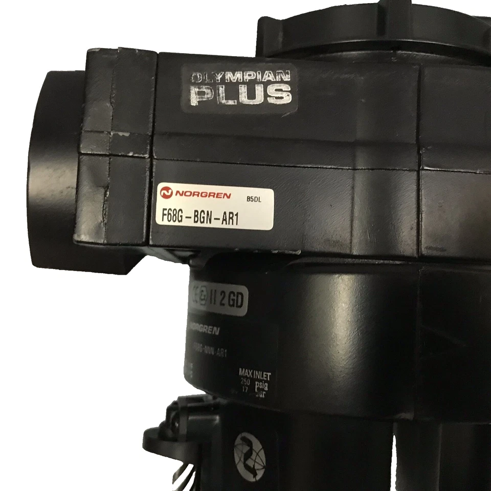 NORGREN  F68G Olympian Plus F68G-BGN-AR1 Compressed Air Filter G 1-1/2" Metal - Image 3 of 4