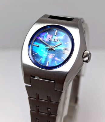 A*i様 【極美品】アンティークORIENT AUTOMATIC SER2400 Orient JAPAN Triple A Crystal TTL469711 Automatic 36X40mm