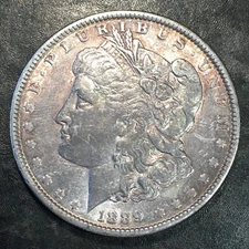 1889 Morgan Silver Dollar - High Quality Scans #Q518
