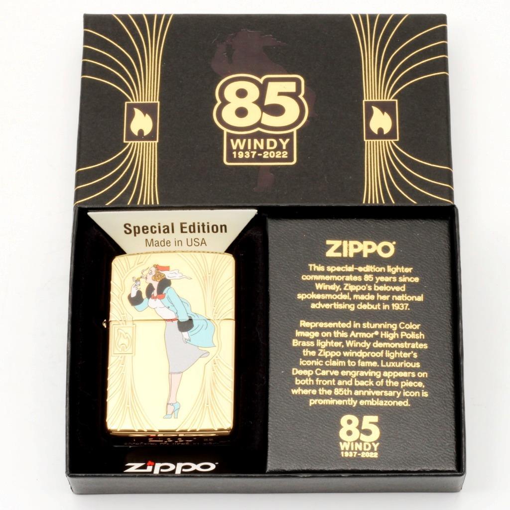 2022 Zippo Armor Windy 85th Anniversary Commemorative