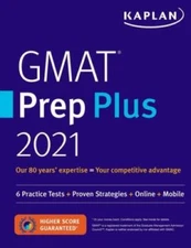 GMAT Prep Plus 2021: 6 Practice Tests + Proven Strategies + Online + Mobi - GOOD
