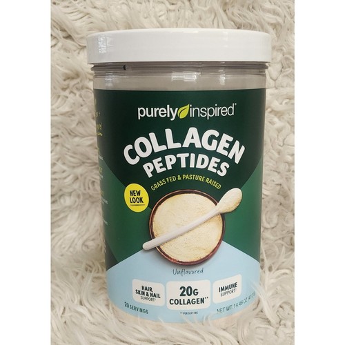 Purely Inspired, COLLAGEN PEPTIDES, Unflavored, 20g Collagen, NET WT. 14.46 oz