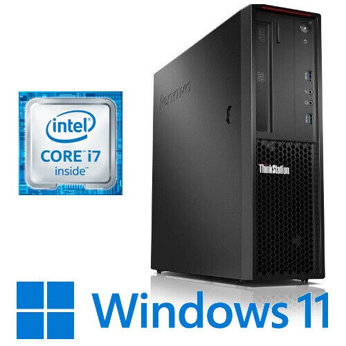 Lenovo ThinkStation P320 SFF Intel i7 7700 16G 512G SSD Win 11 - Picture 1 of 1