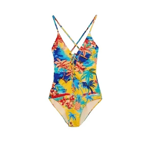 Zara Floral Regular Size Swimwear for Women