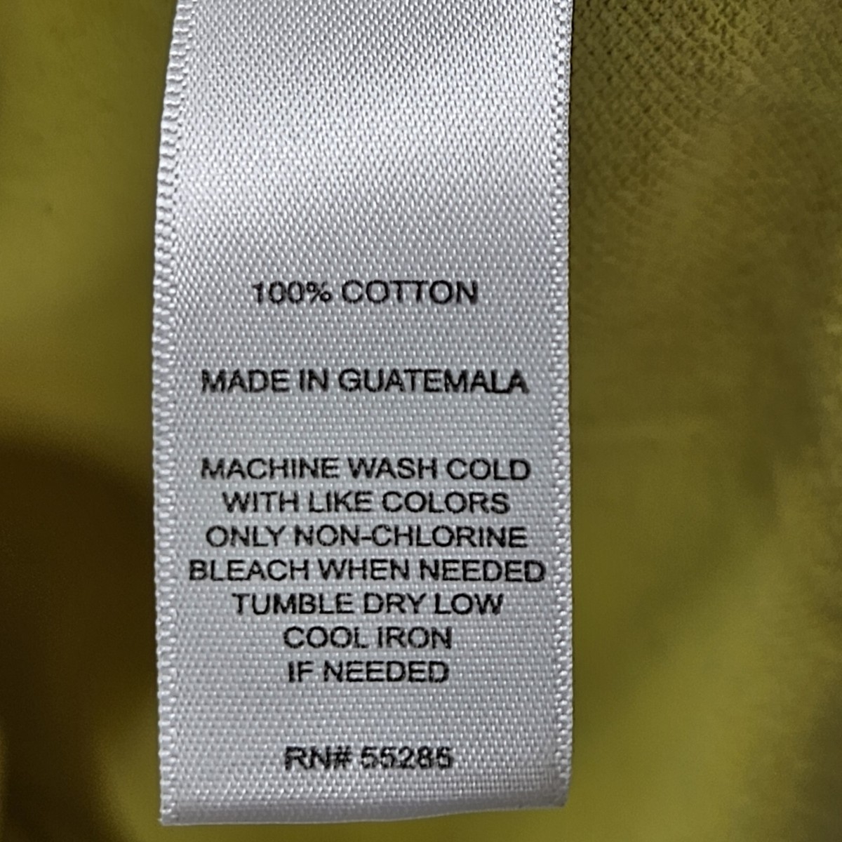 Express Polo Collard Shirt Men's Size XL Yellow Short Sleeve