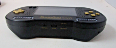 SupaBoy Black & Gold Hyperkin Portable Pocket SFC SNES