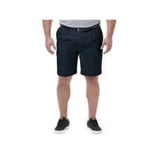 Haggar Men's Big & Tall Cool 18® Pro Pleat Front Shorts Regular Fit  SIZE 46W