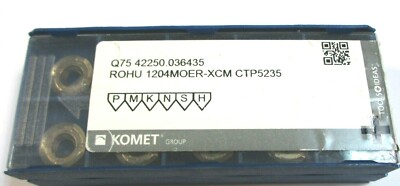 10 KOMET Wendeplatten zum Fräsen ROHU 1204MOEN-XCM CTP5235 Neu H35418