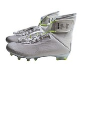 Under Armour Men's Size 10.5 UA Highlight MC Football Cleats White 3023716-106