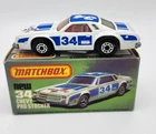 Matchbox Lesney Chevy Pro Stocker No. 34 1981 White/Blue NEW in Box!