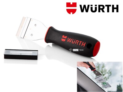 WÜRTH Blade scraper With ergonomic, slip-free 2-component handle 071466335