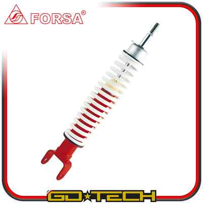 Hintere Hydraulische FORSA Federbein AMMORTIZZATORE Vespa pk 50 125 Rosso 353 mm
