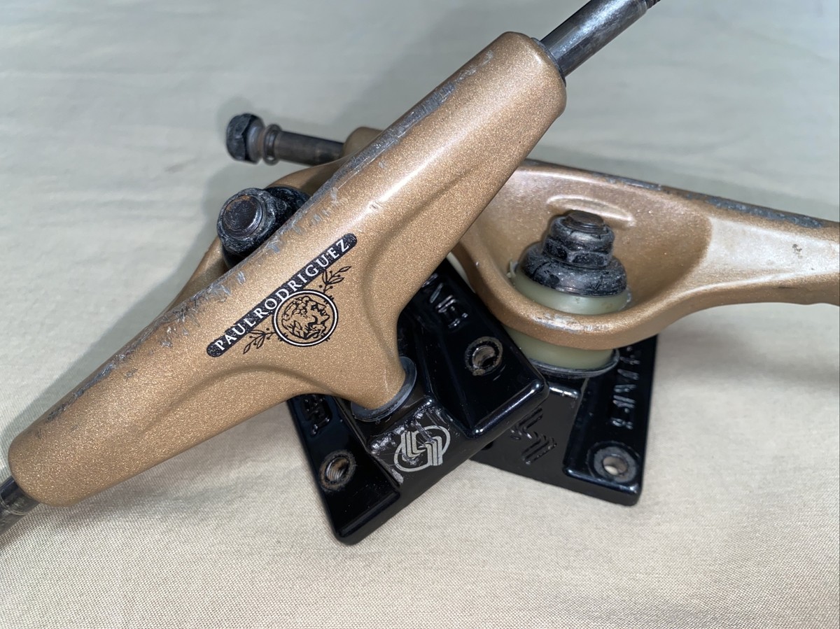 Paul Rodriguez Skateboard Trucks Silver Skate Trucks Rare | eBay