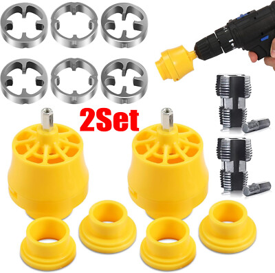 Electric Drill Compatible PVC Pipe Threader Kit with Various Die Sizes