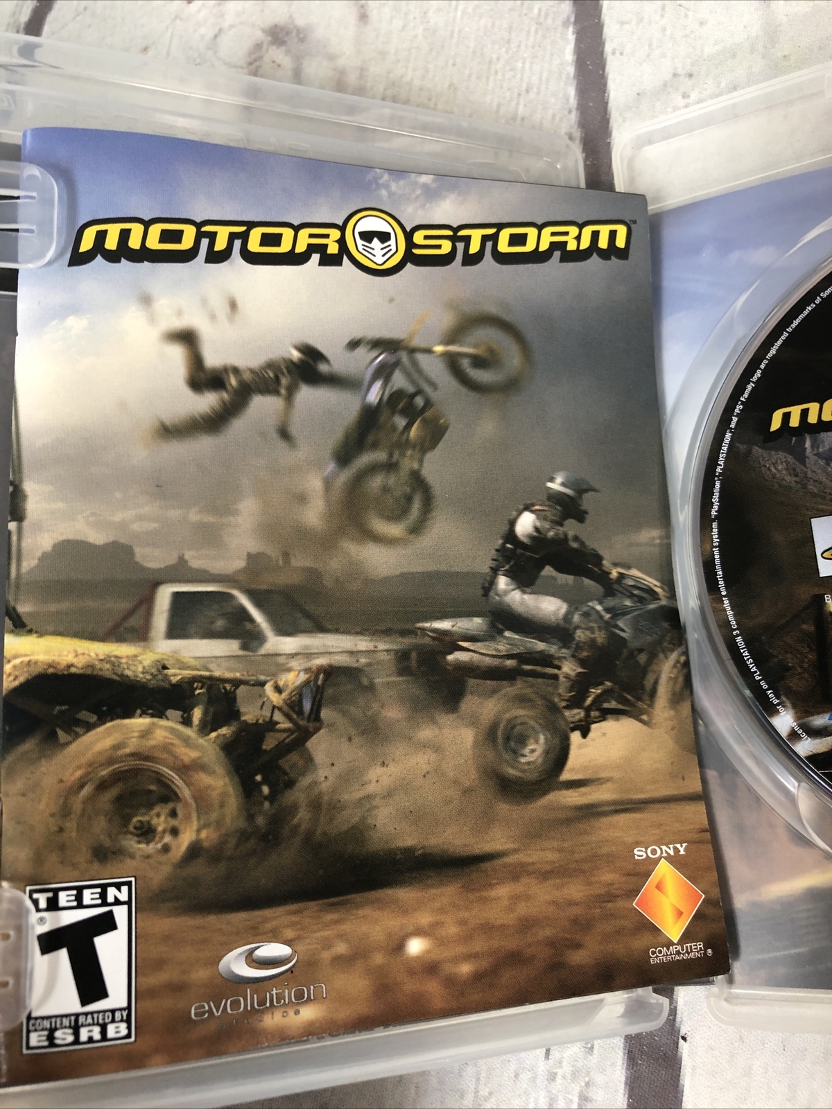 Playstation 3 PS3 MOTOR STORM 2007 Video Game w/ Manual eBay