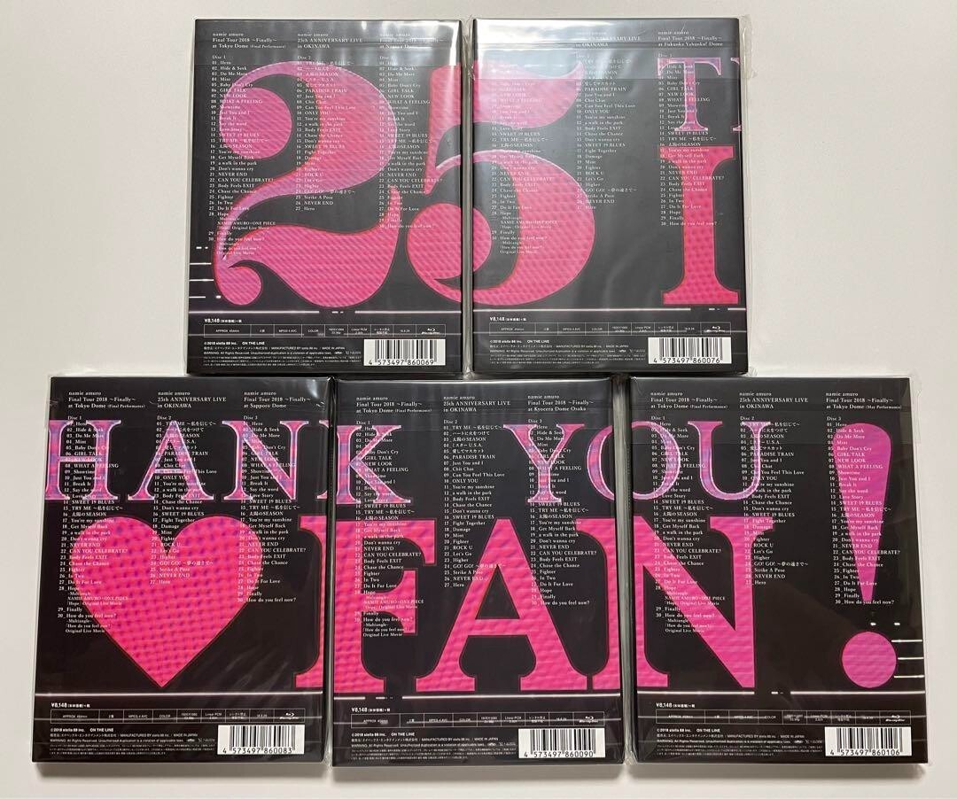 Final　Tour　2018　～Finally～[Blu-ray] Namie Amuro 25th Final Tour 2018 Finally Blu-ray 3 Disc Set