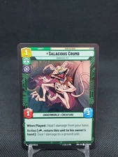 Salacious Crumb 080/262 Shadows of the Galaxy NM Star Wars Unlimited