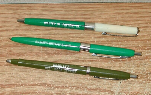 LOT OF 30 VINTAGE KEOKUK, IOWA BUSINESS ADVERTISEMENT BALLPOINT PENS - Afbeelding 8 van 12