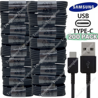 200x For Samsung USB Type C Fast Charging Cable Galaxy S8 S9 S10 Plus Note 8 9