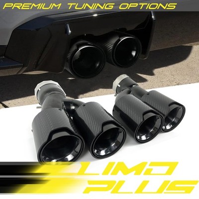Carbon Fiber Exhaust Tips For BMW G30 530i 540i M Sport Muffler Pipes 2017-2023