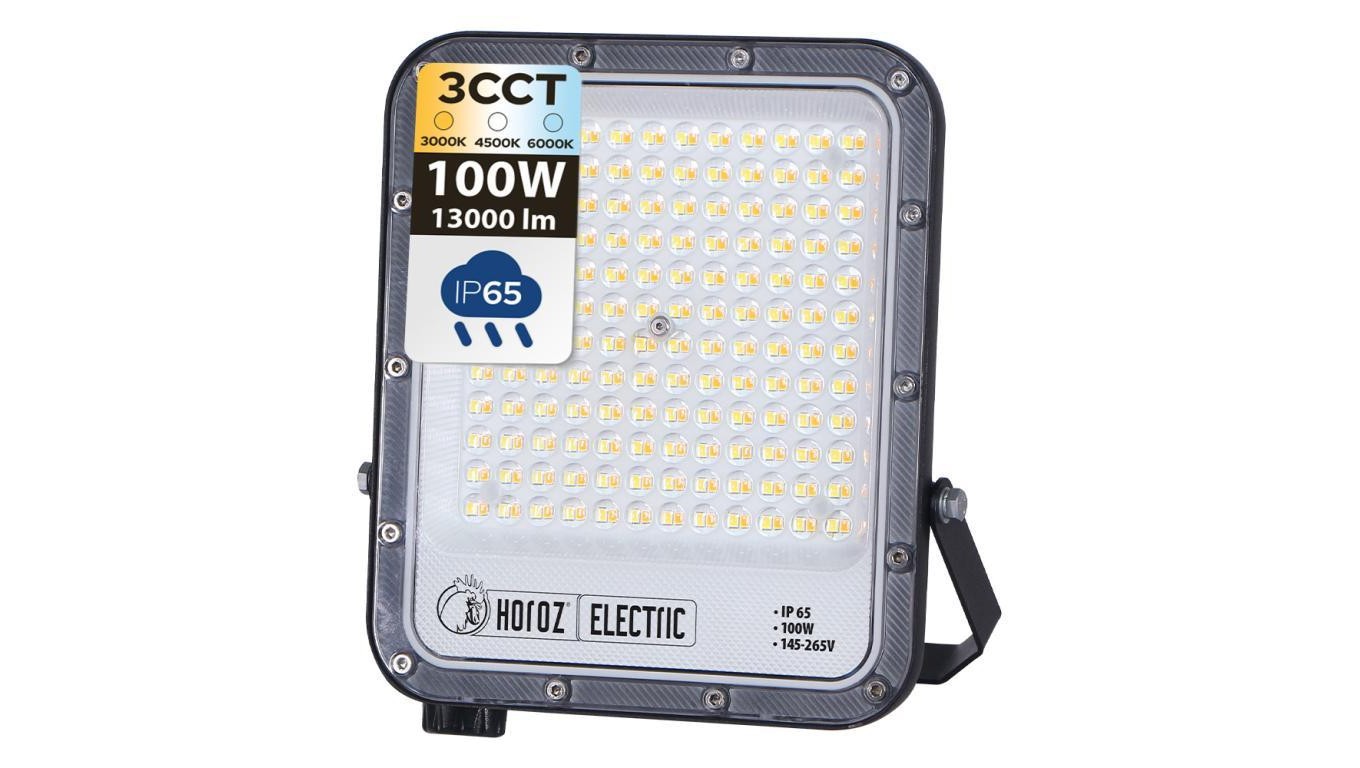 8683684238529 Nawietlacz LED 100W 3CCT 13000lm IP65 145-265V PALLAS HOROZ HOROZ 7990₽