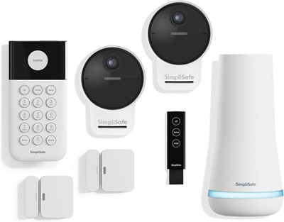 7 Piece Wireless Outdoor Camera Home Security System - Optional 24/7 Professiona