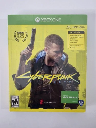 Cyberpunk 2077 (Xbox One/Series X) NEW SEALED - Day One Edition w/ Slipcover & E