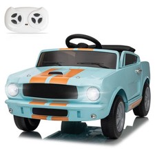 Licensed Shelby Ride on Toys, 12V Ride on Car with Remote Rechargeable Battery