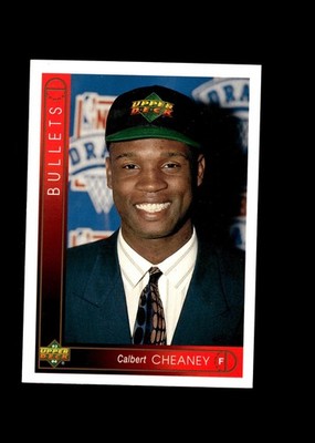Calbert Cheaney 1993-94 Upper Deck Basketball #164 Washington Bullets