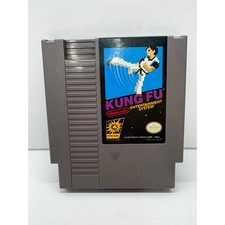Kung Fu Nintendo NES Game Cartridge 5-Screw Black Box Action Series NES-SX-USA